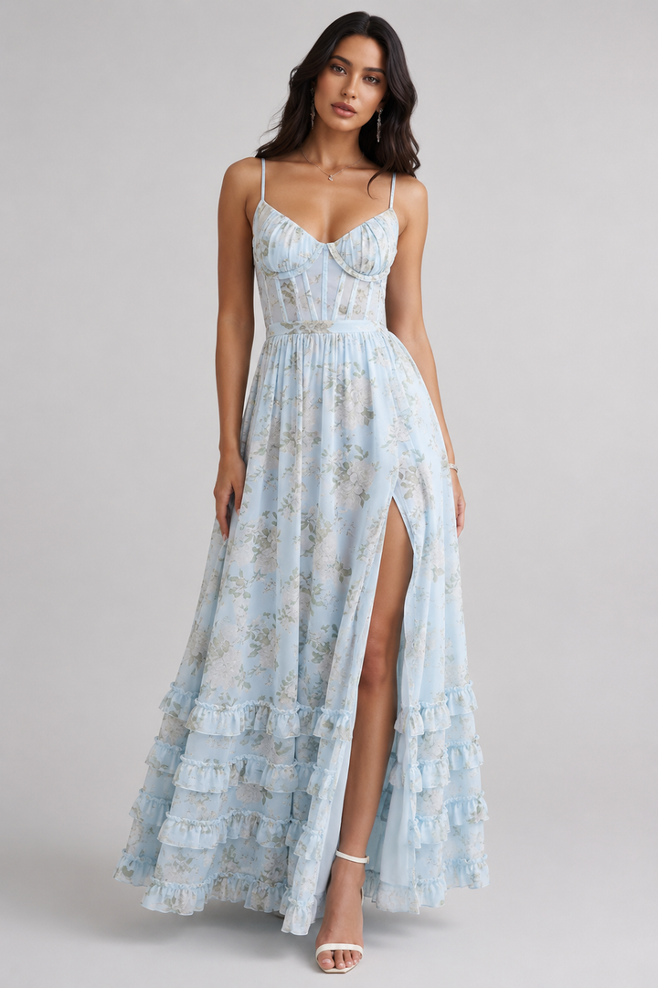 Bella - Fließendes Boho-Maxikleid