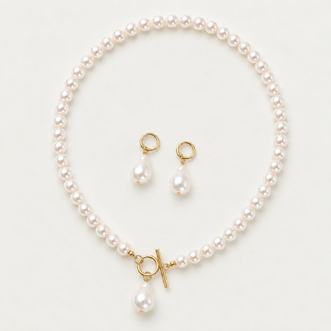 Celeste Perlen Schmuckset