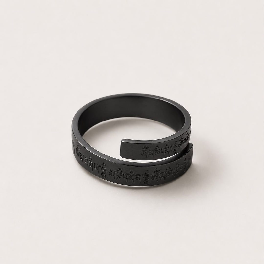 Harmonie Eingravierter Offener Ring