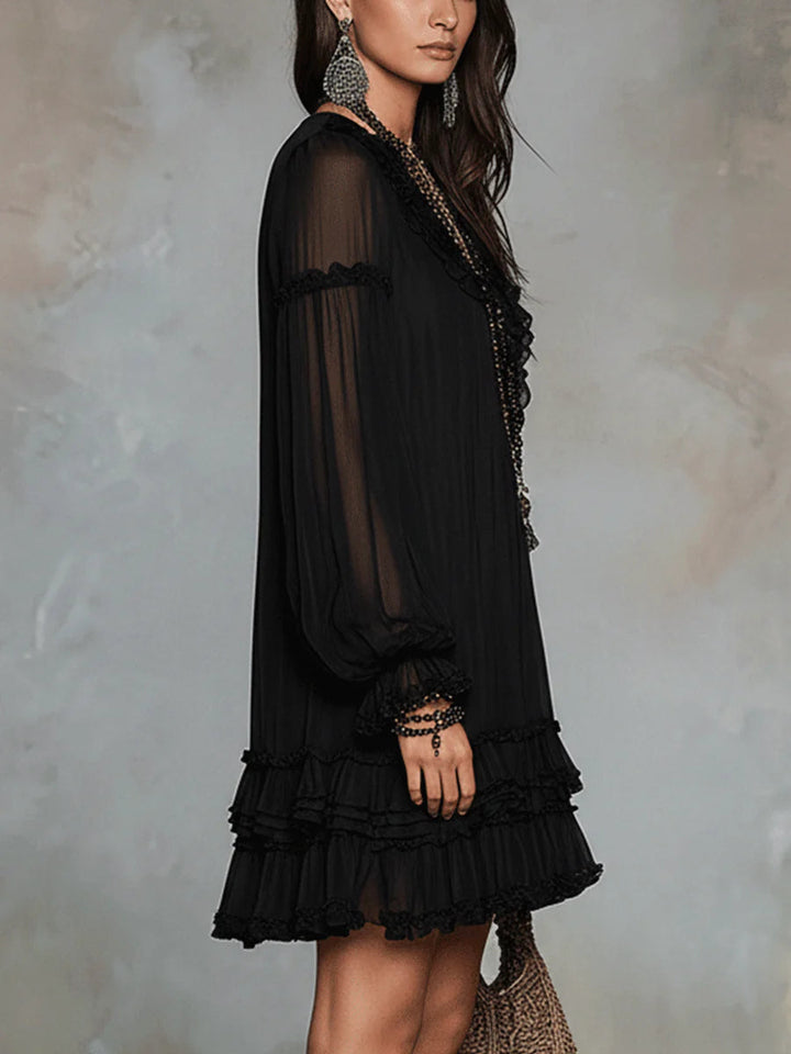 Seraphina – Zeitloses Rüschen-Minikleid