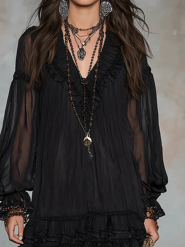 Seraphina – Zeitloses Rüschen-Minikleid