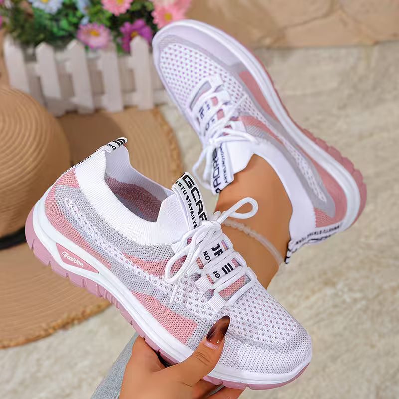 Ria – Atmungsaktive Mesh-Sneaker mit Farbverlauf