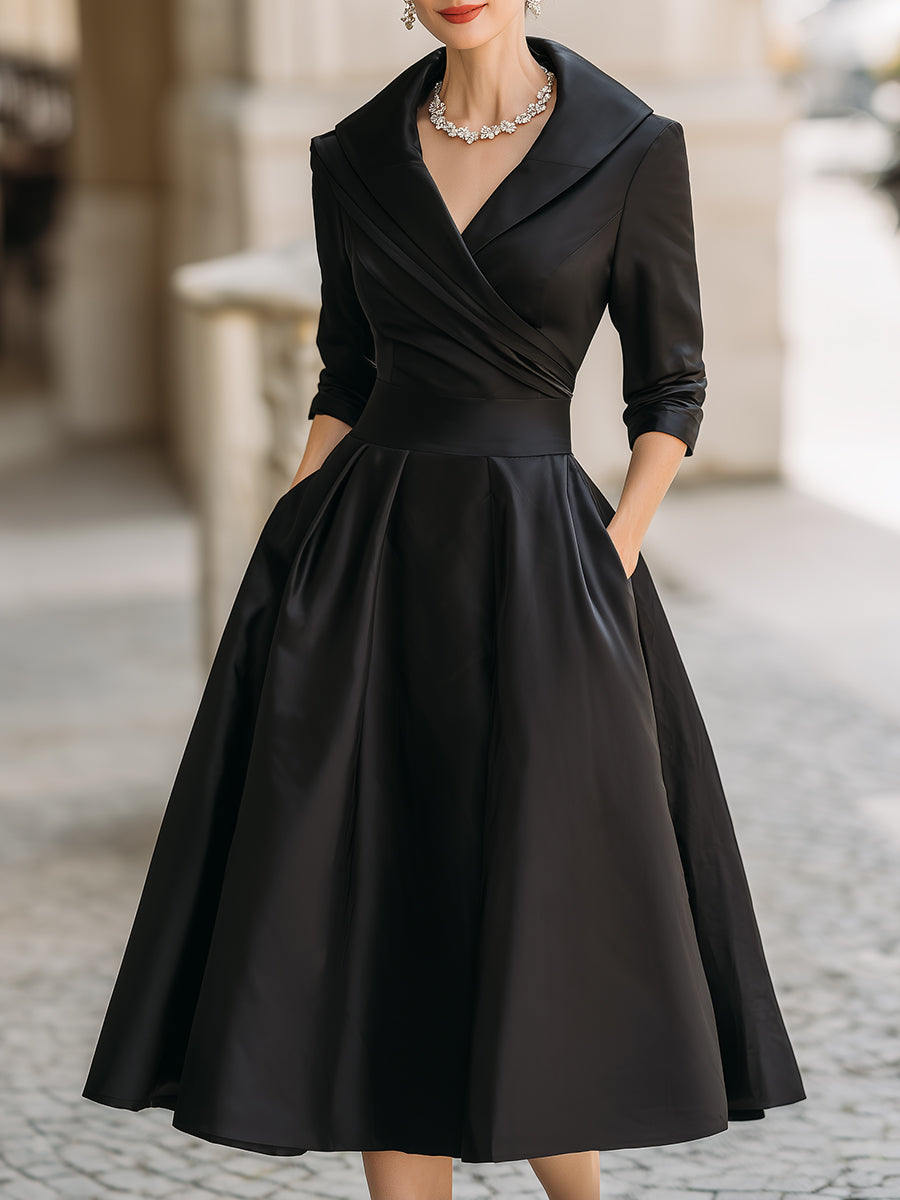 Leina - Midikleid aus Satin