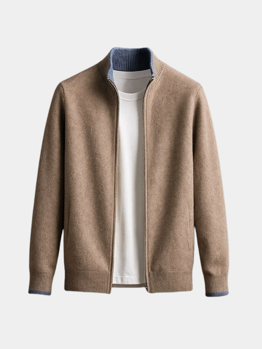 Robbie – Strickjacke mit Reißverschluss