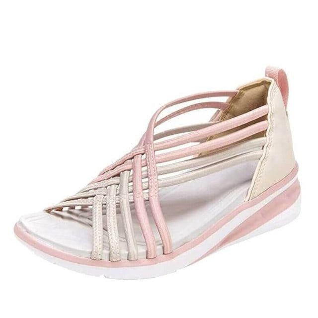 Kyline – Orthopädische Feder-Sandalen mit Memory-Schaum-Stütze