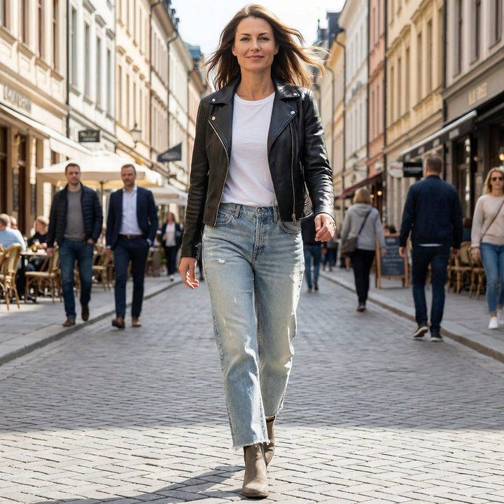 Larra – Retro-Jeans mit verkürztem, geradem Bein