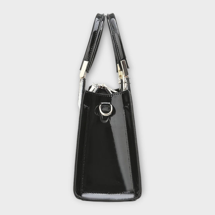 Veralie – Handtasche mit glänzendem Krokodilleder-Muster