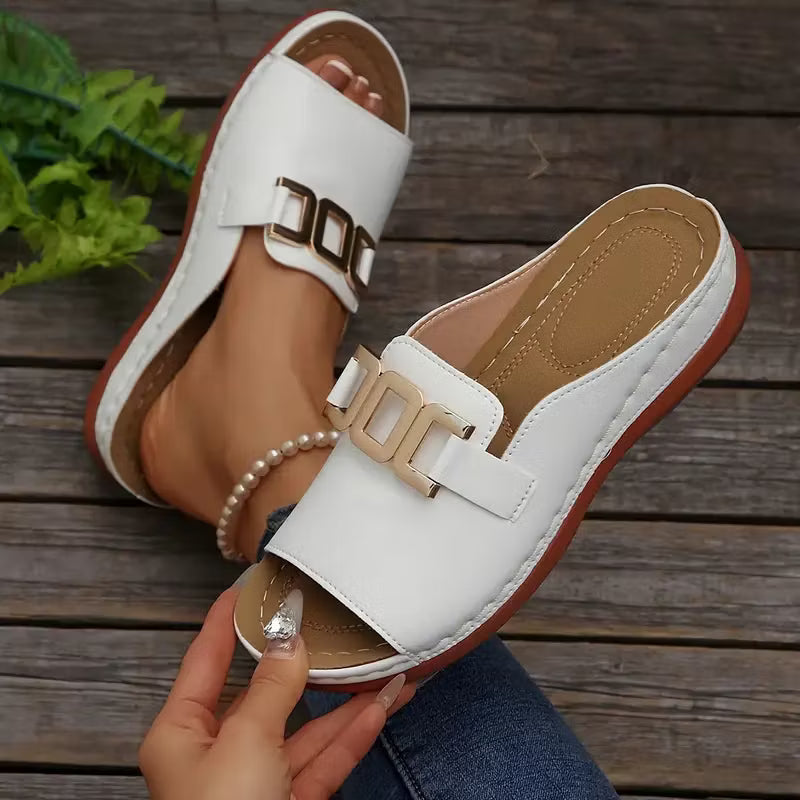 Marjorie – Orthopädische Komfort-Keilsandalen