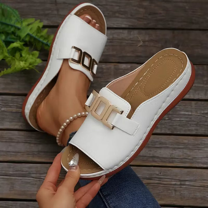 Marjorie – Orthopädische Komfort-Keilsandalen
