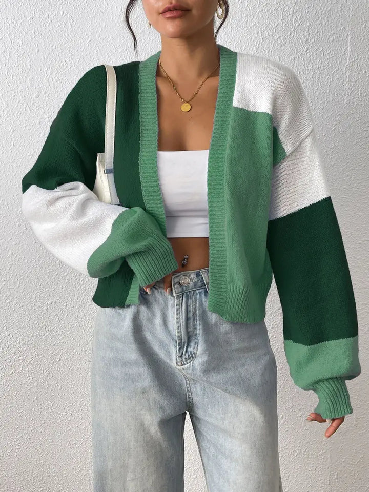 Adline | Colour-Block-Cardigan