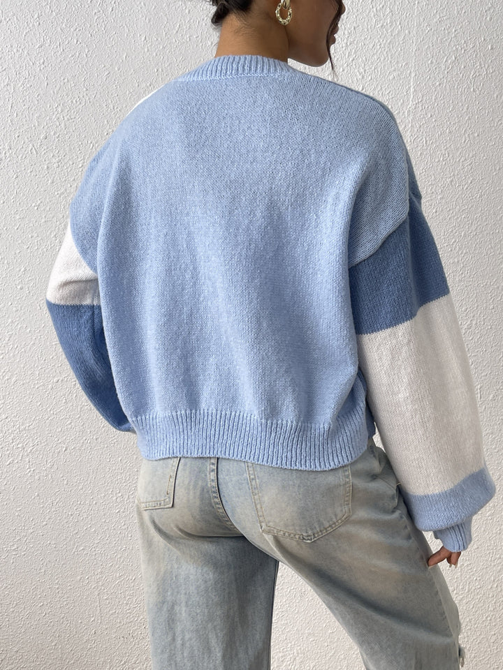 Adline | Colour-Block-Cardigan