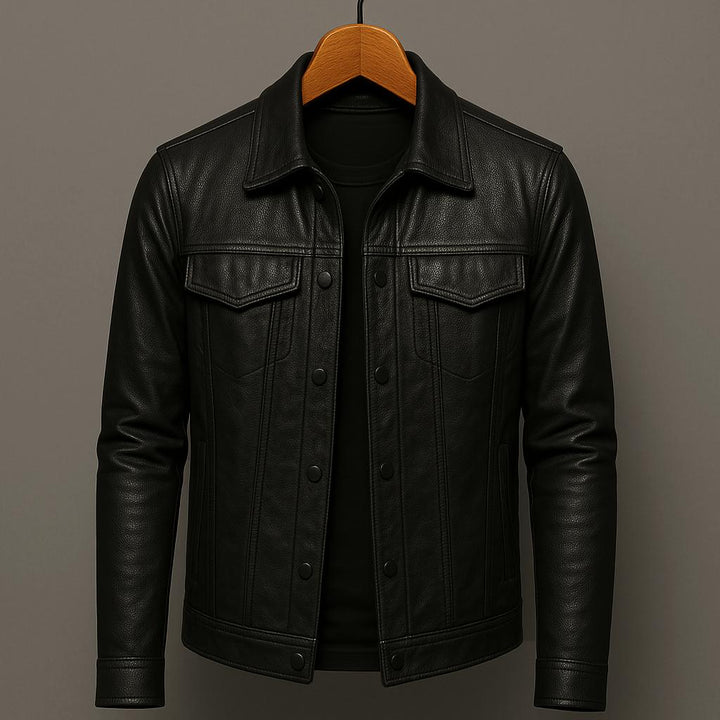 Micheal – Biker-Lederjacke mit rustikalem Charme