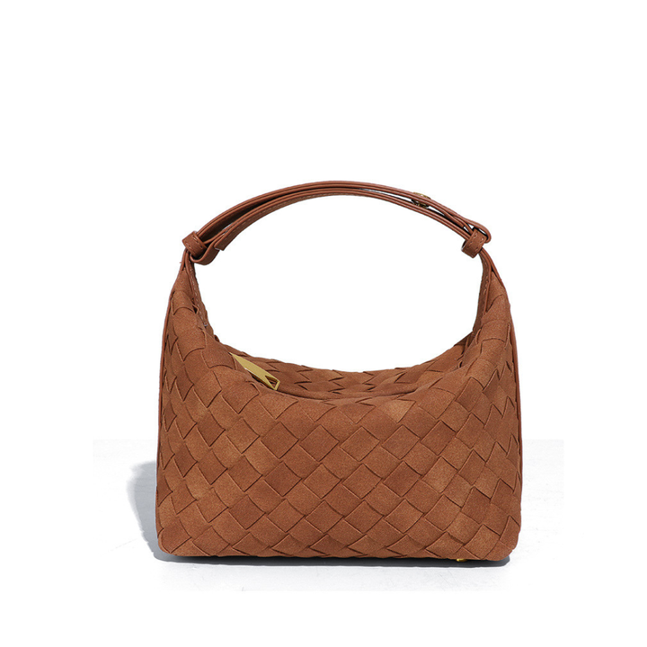 Alva – Strukturierte Handtasche aus mattem Webstoff