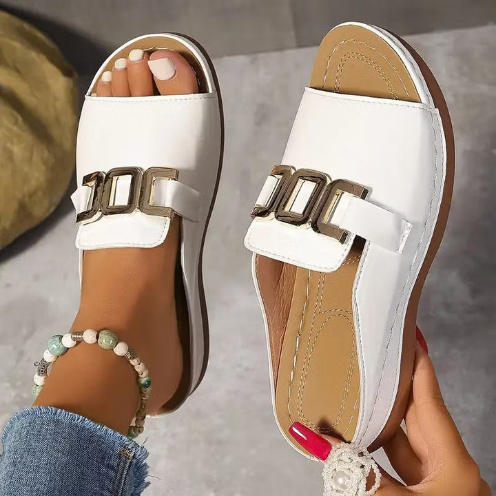 Marjorie – Orthopädische Komfort-Keilsandalen