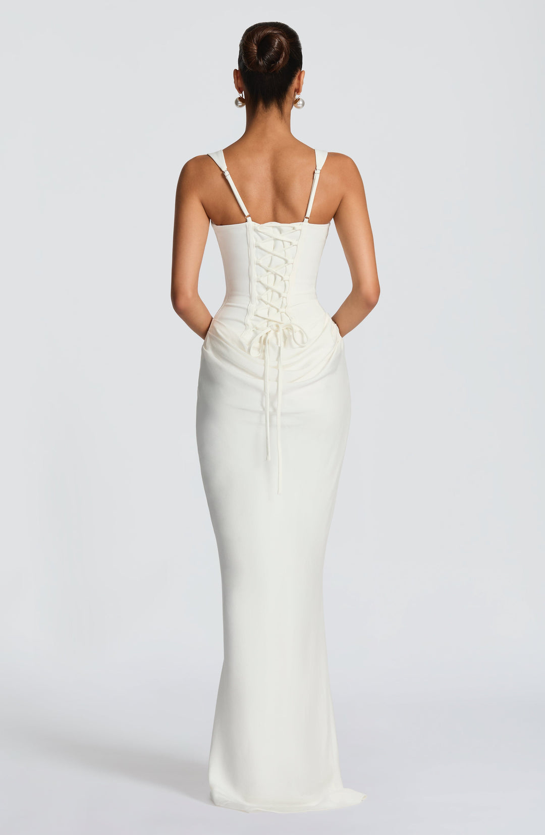 Louisse – Maxikleid mit eckigem Ausschnitt