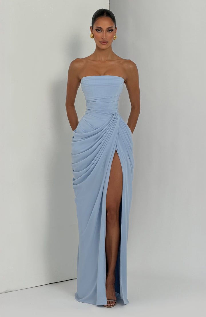 Lolita – Trägerloses Maxikleid mit Korsett