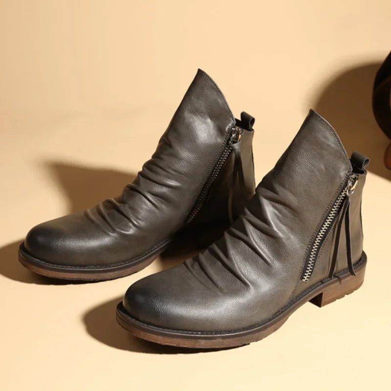 Bernard - Chelsea Boots aus Cavallino-Leder