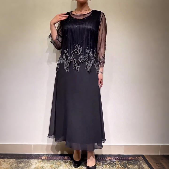 Louisa – Fließendes, elegantes Midikleid