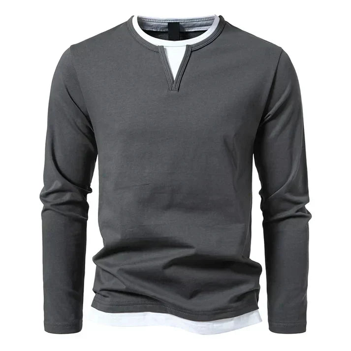 Louise – Langarmshirt aus hochwertiger gekämmter Baumwolle