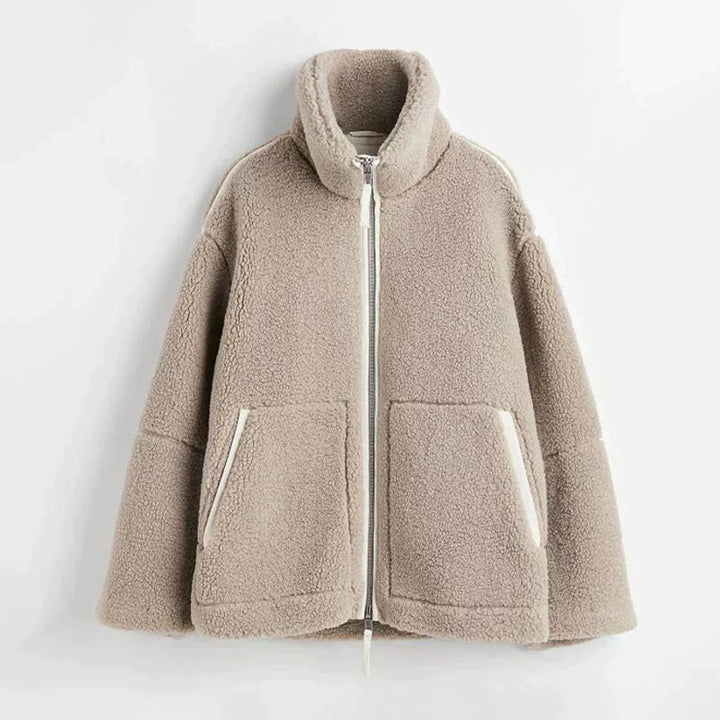 Jacky – Übergroße Teddy-Fleecejacke