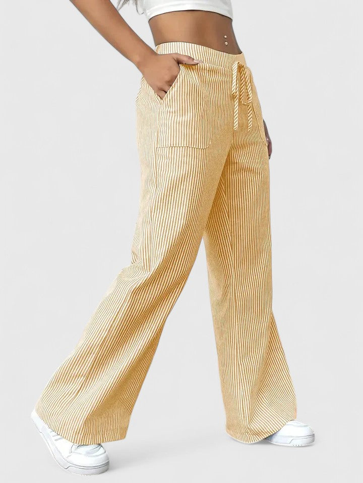 Dany – Weite, atmungsaktive Hose mit eleganten Details