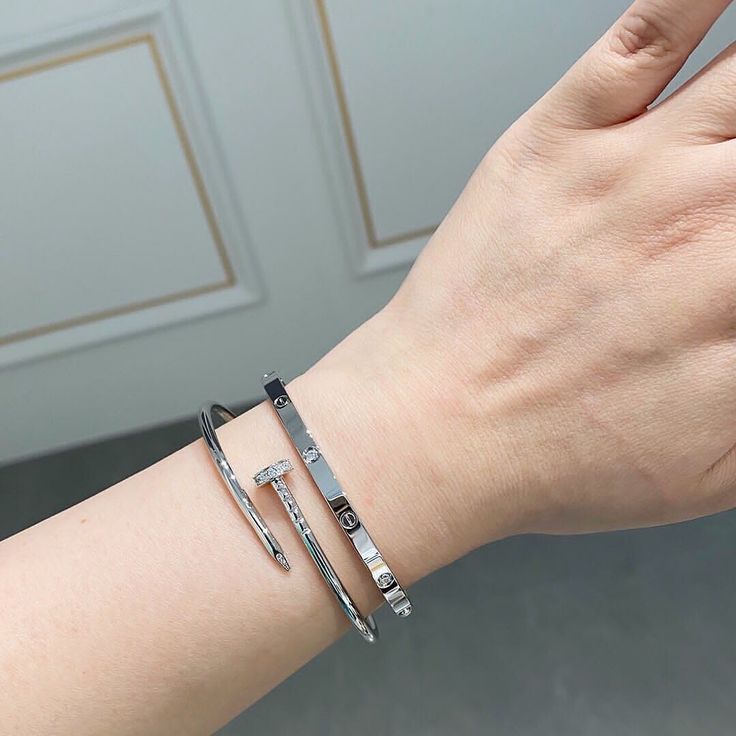 SPIKE | Dünnes Silberarmband