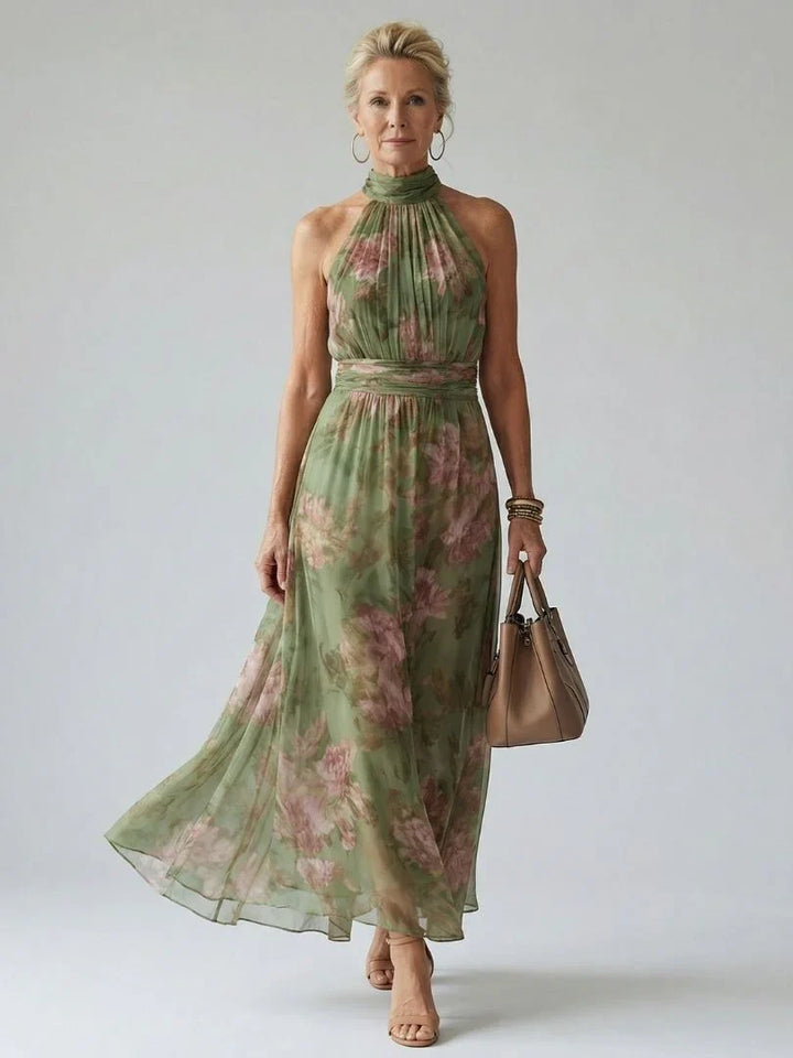 Vivienne - Elegantes Neckholder-Maxikleid