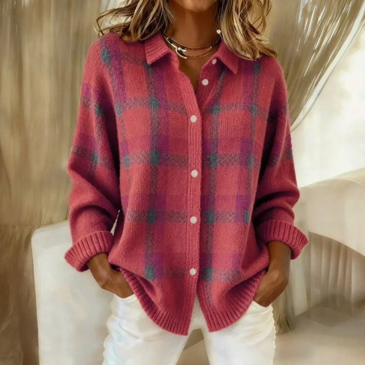 Marisha – Klassischer gestreifter Strickpullover