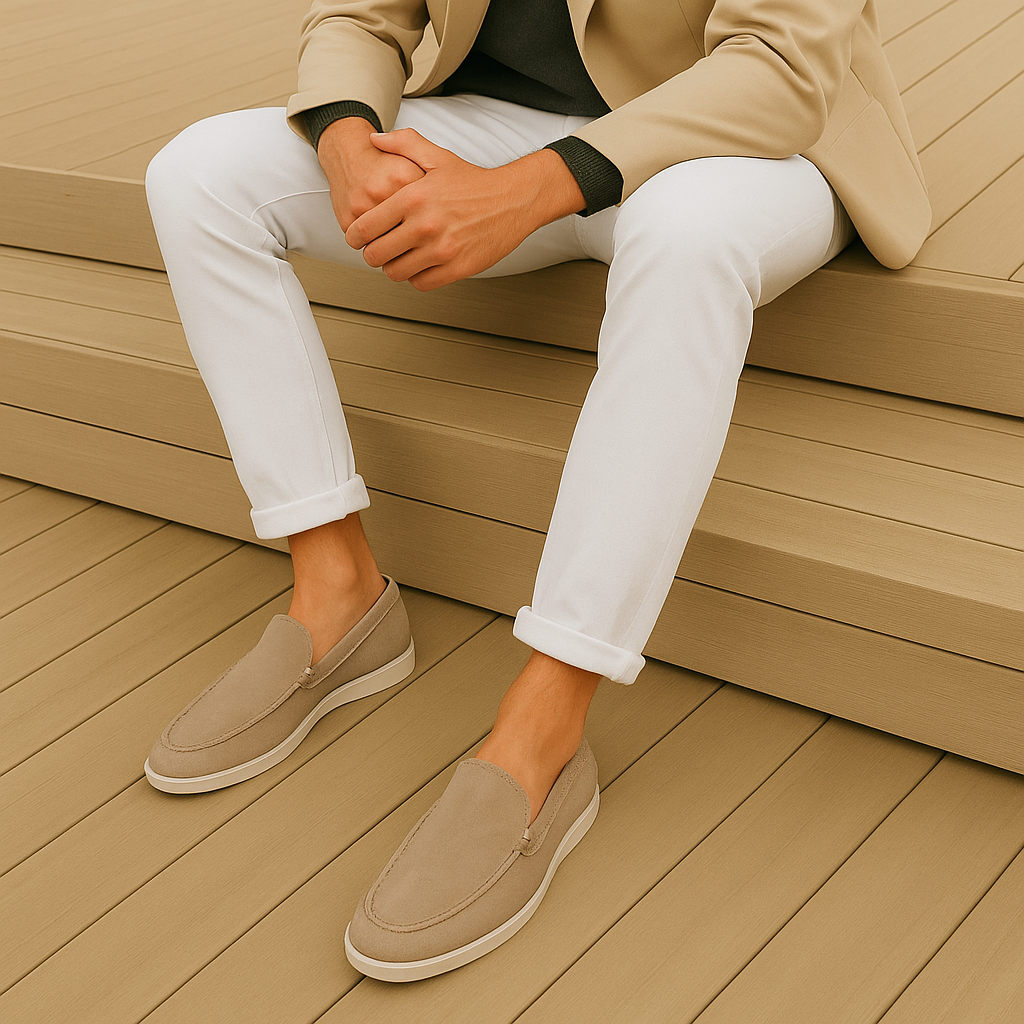 Mike - Elegante Wildleder-Slipper