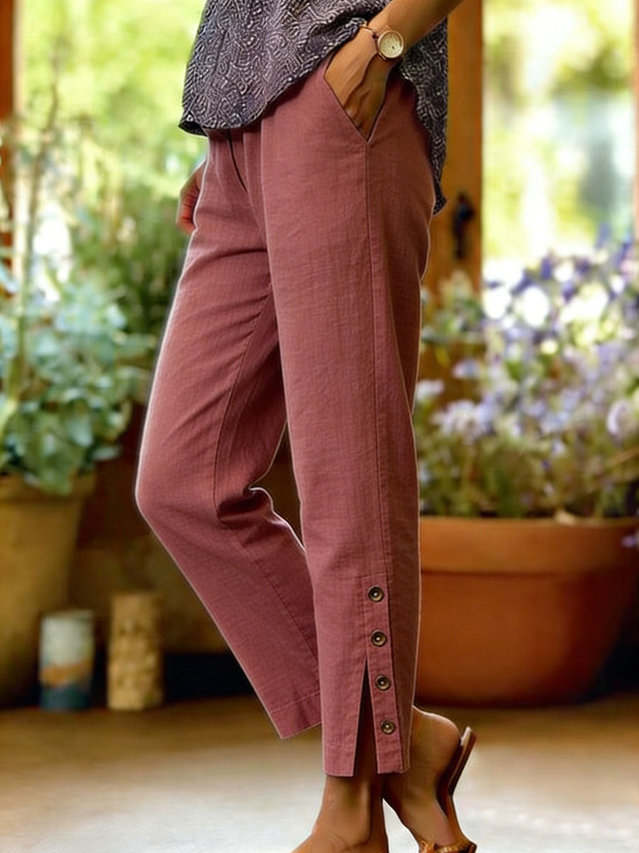 Jeena - Leichte Leinenhose