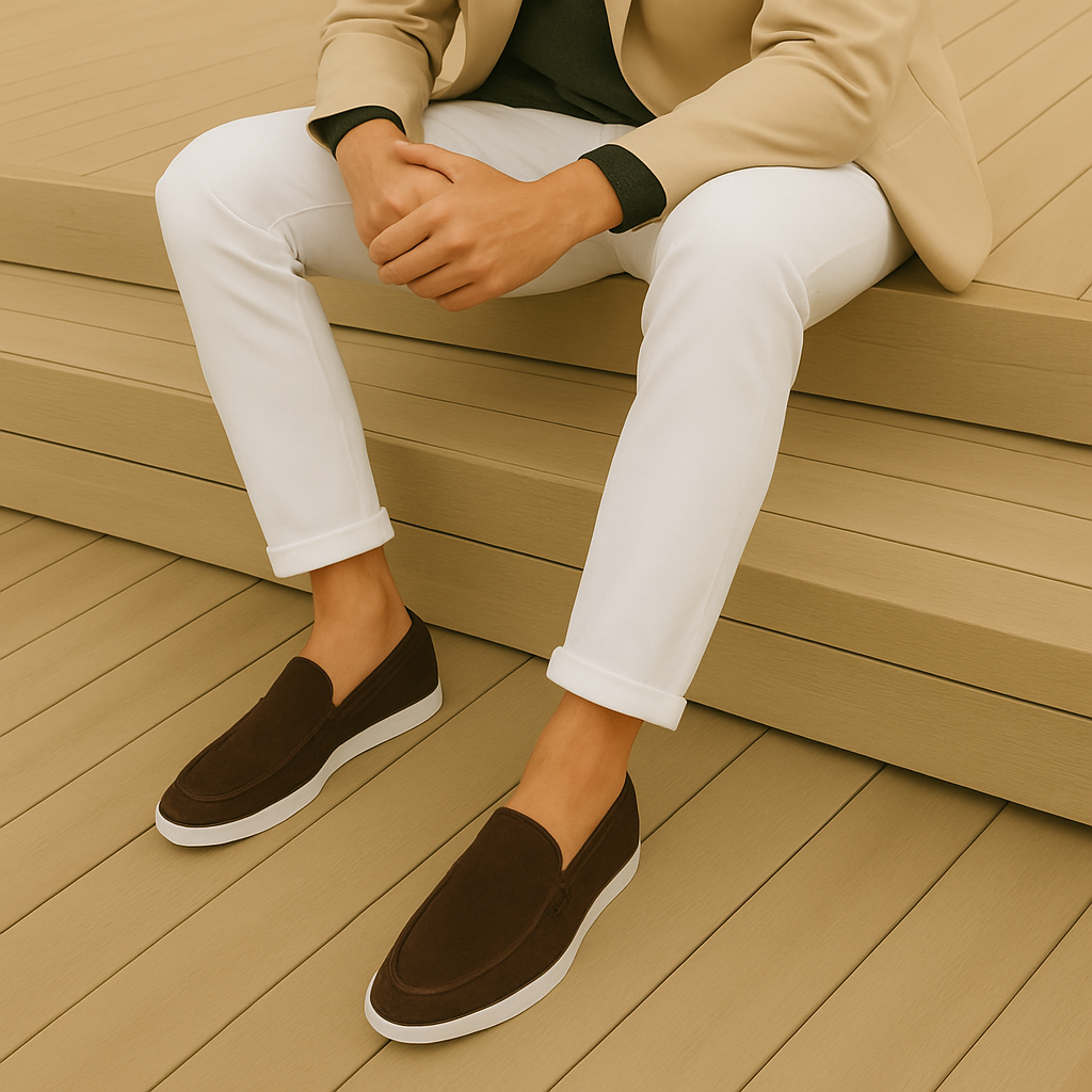 Mike - Elegante Wildleder-Slipper