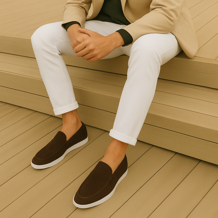 Mike - Elegante Wildleder-Slipper