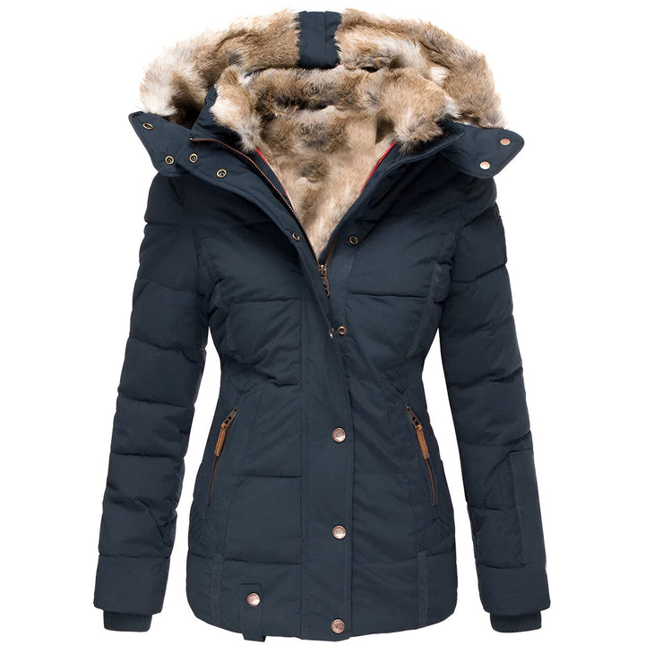 Merrie – Taillierte Steppjacke mit Kapuze