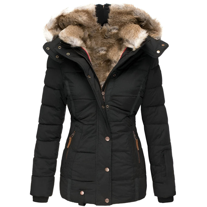 Merrie – Taillierte Steppjacke mit Kapuze