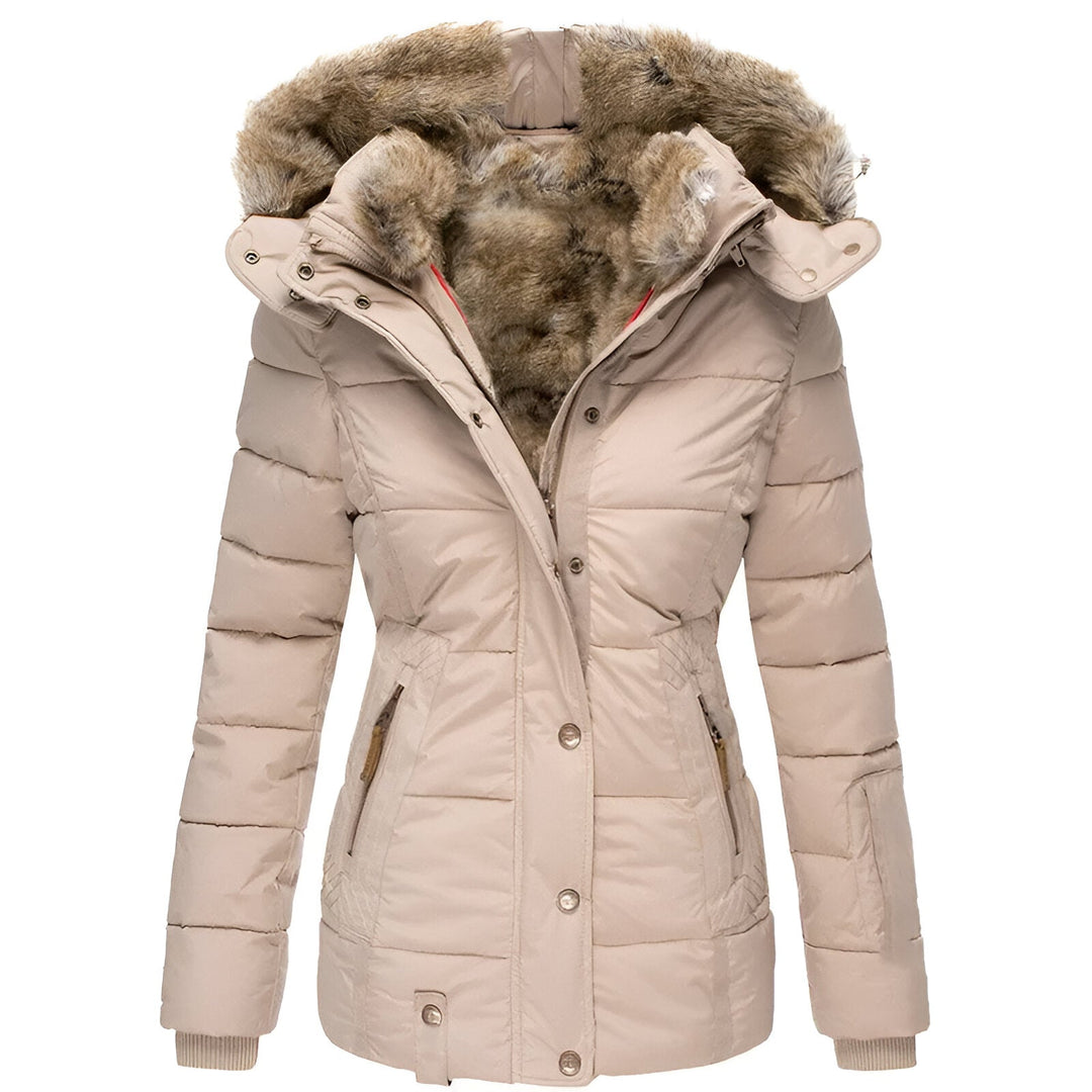 Merrie – Taillierte Steppjacke mit Kapuze