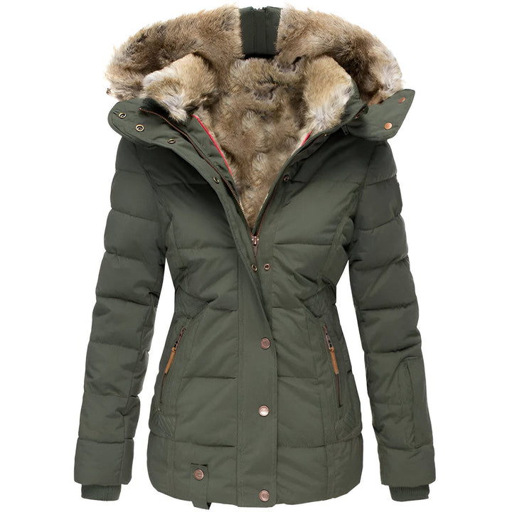Merrie – Taillierte Steppjacke mit Kapuze