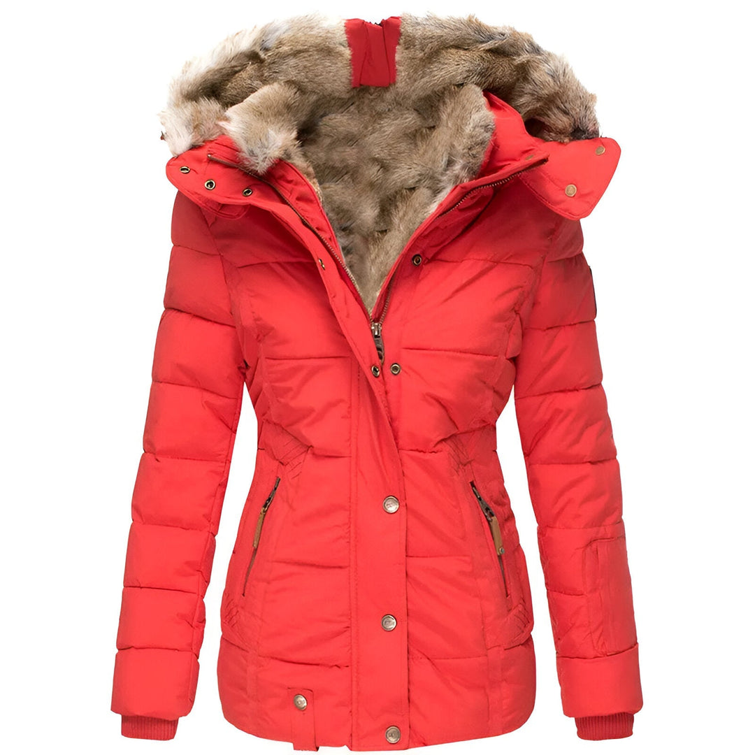 Merrie – Taillierte Steppjacke mit Kapuze