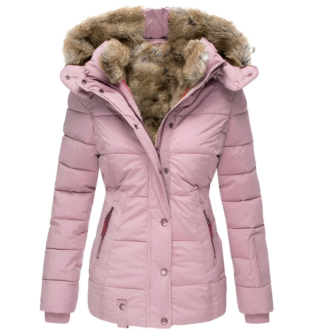 Merrie – Taillierte Steppjacke mit Kapuze
