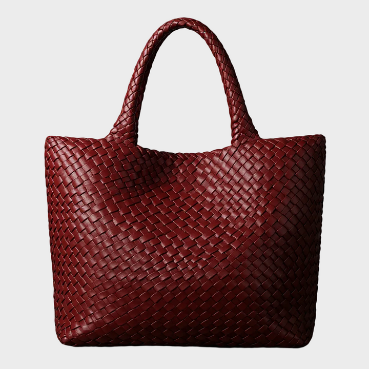 Rissa – Handgeflochtene Ledertasche