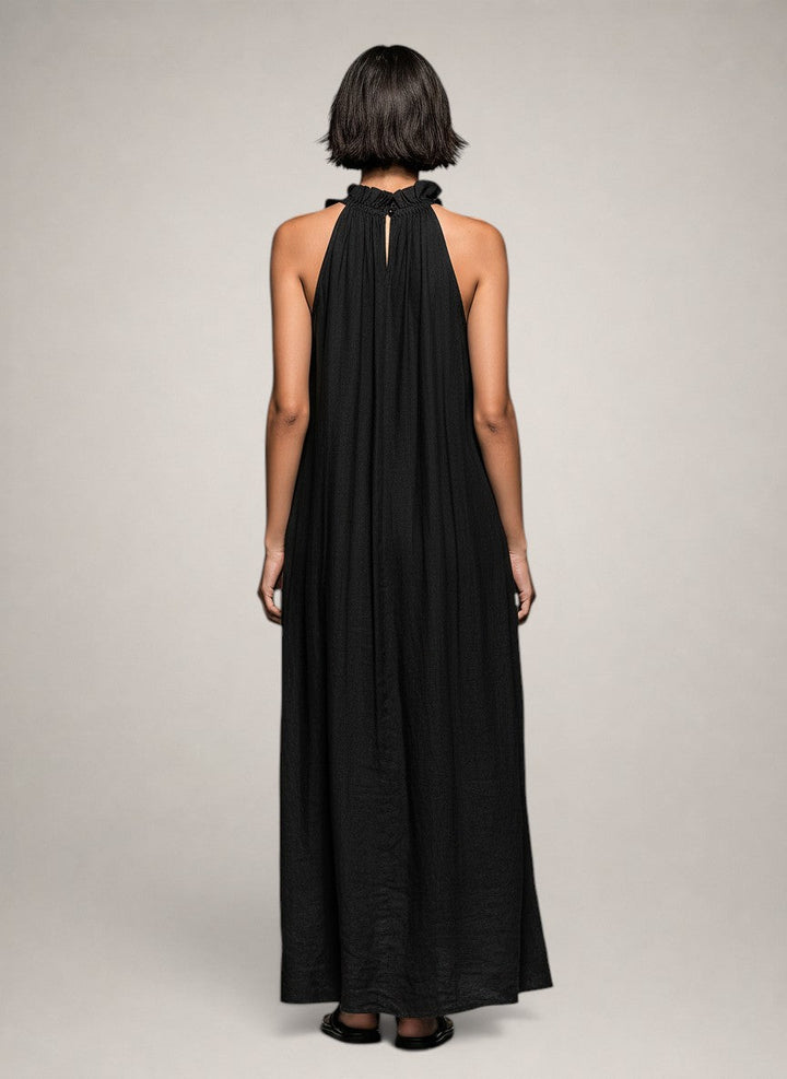 Darlene – Ärmelloses Maxi-Leinenkleid