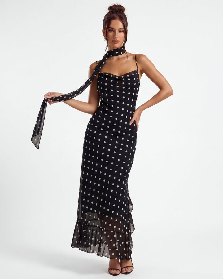 Carley - Fließendes Maxikleid
