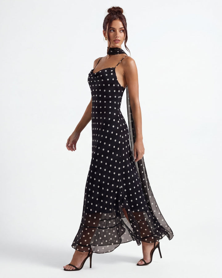 Carley - Fließendes Maxikleid