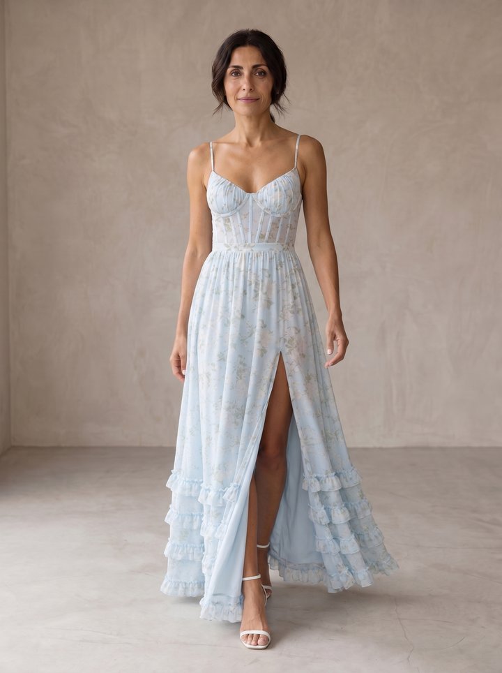 Bella - Fließendes Boho-Maxikleid