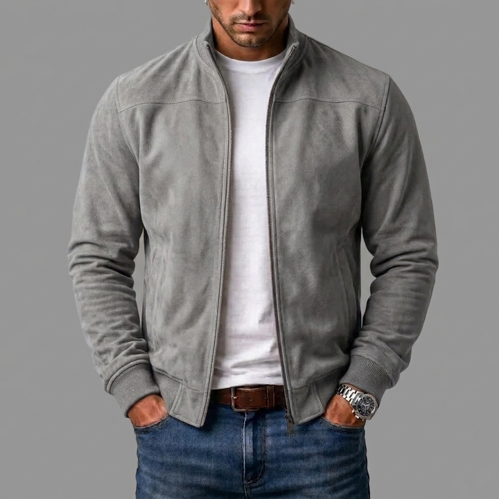 Rhett – Wildleder-Bomberjacke