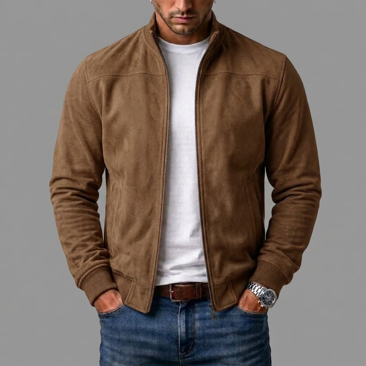 Rhett – Wildleder-Bomberjacke