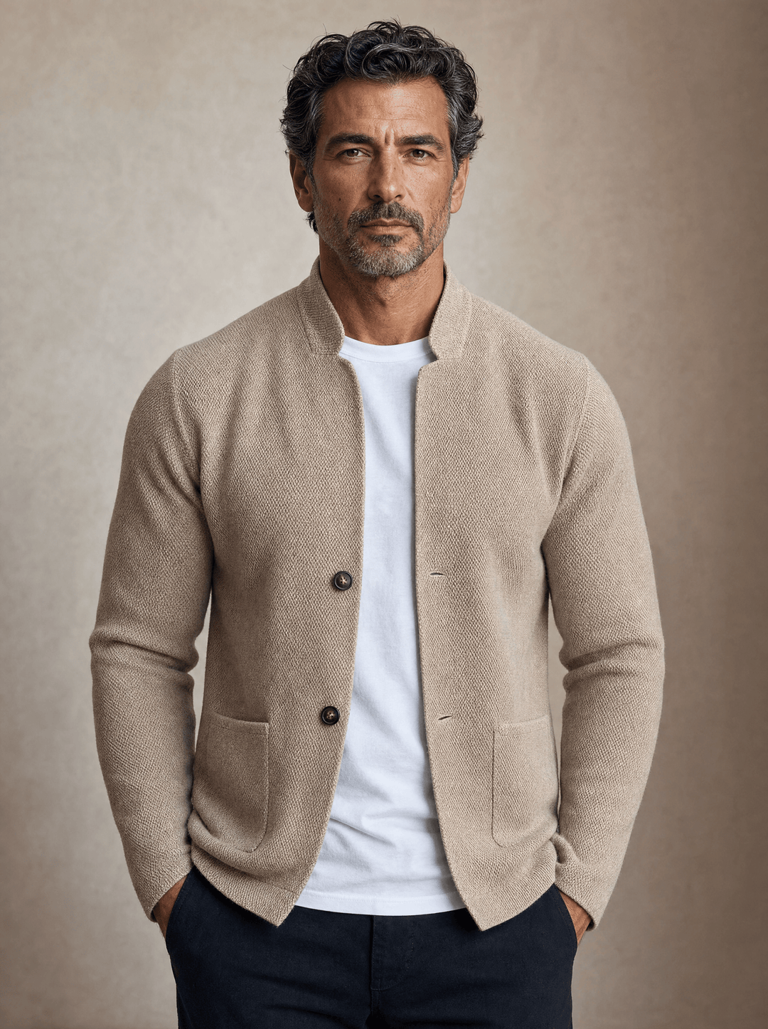 Nolan – Strukturierter Strickblazer
