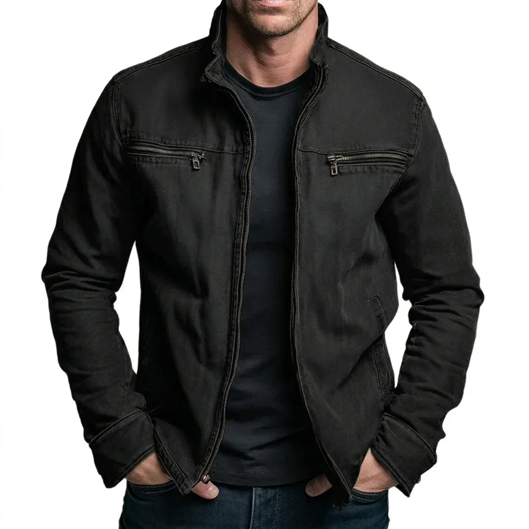 Philip – Klassische Freizeitjacke aus Baumwolle