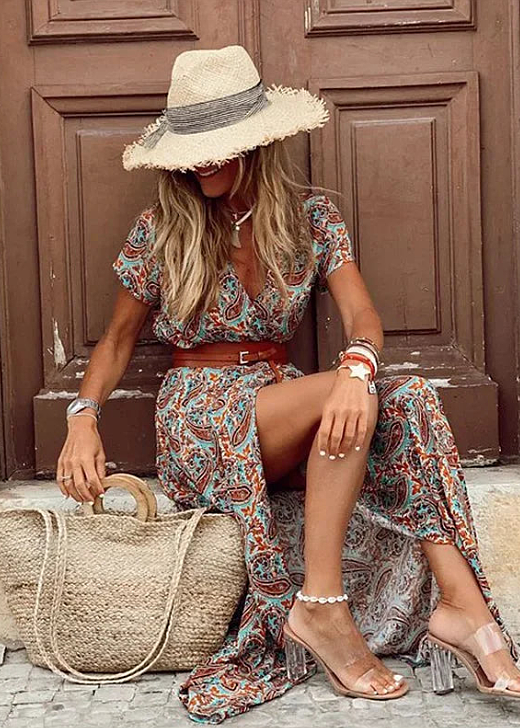 Bella – Luftiges Boho-Maxikleid
