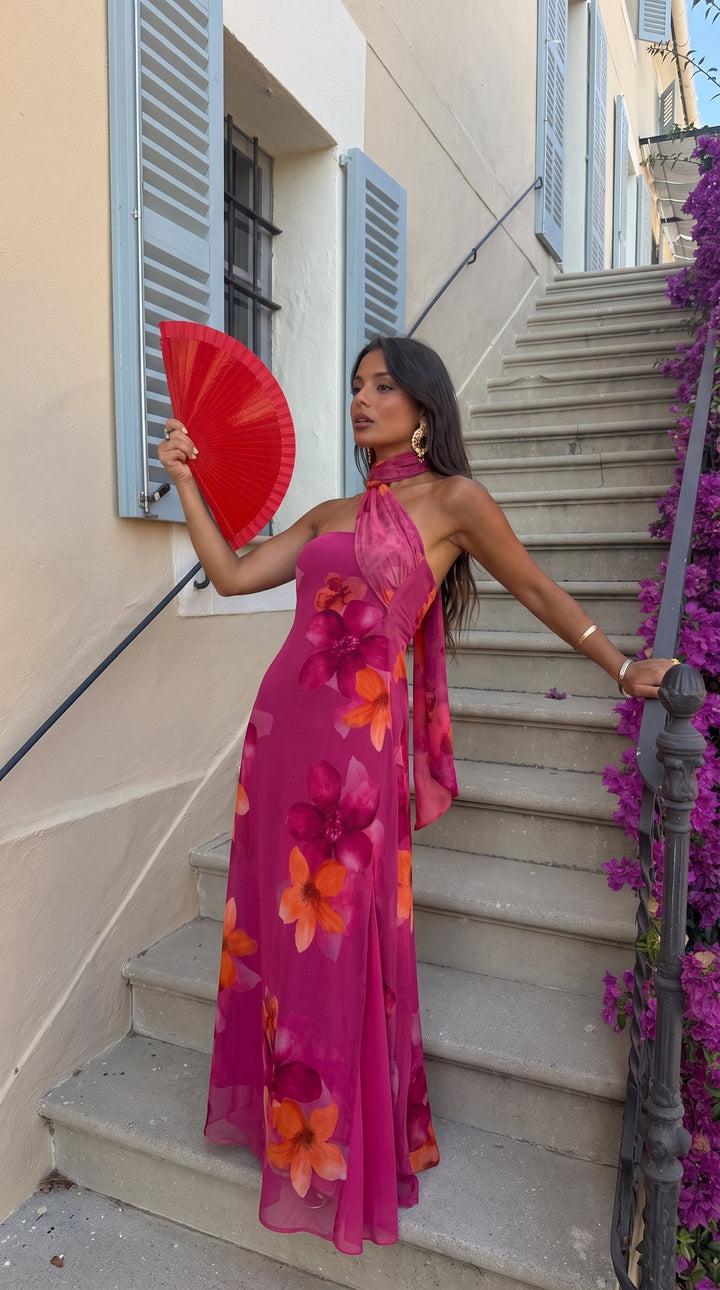 Wilna – Elegantes ärmelloses Maxikleid