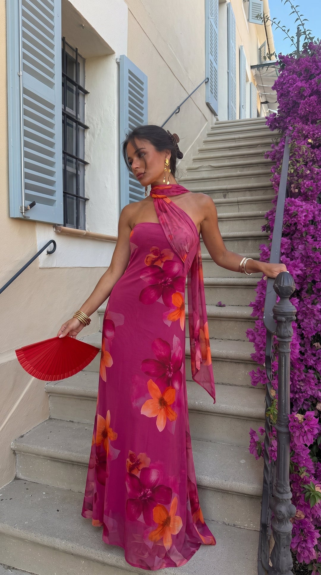 Wilna – Elegantes ärmelloses Maxikleid